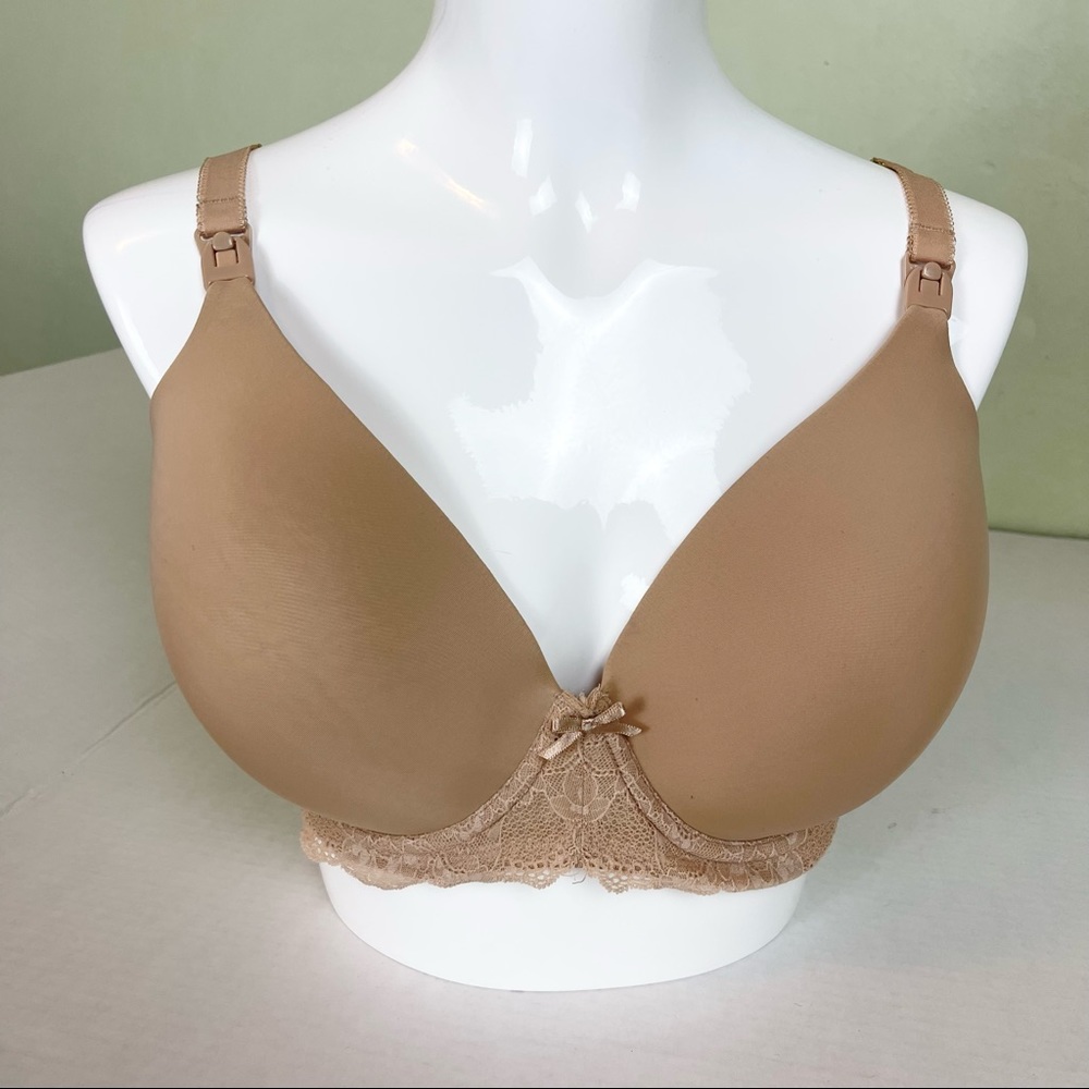 A Pea In The Pod Nursing Bra size 38D Nude